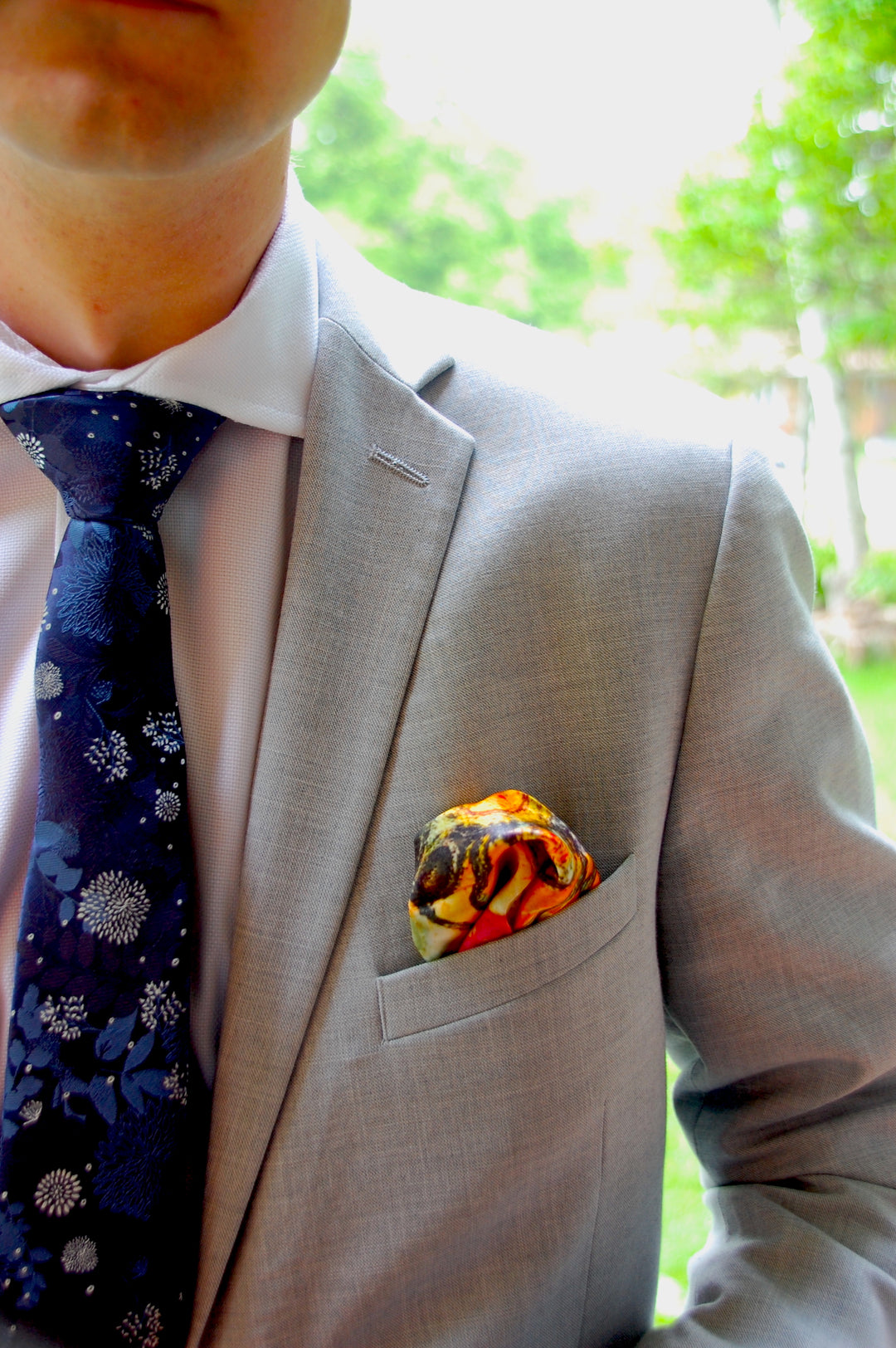 Silk Scarf "May you always find joy in the gentle buzz of life"